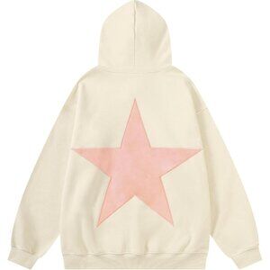 Eden Apricot Hoodies Y2k Oversized Graphic Hoodies Aesthetic Sweat shirt